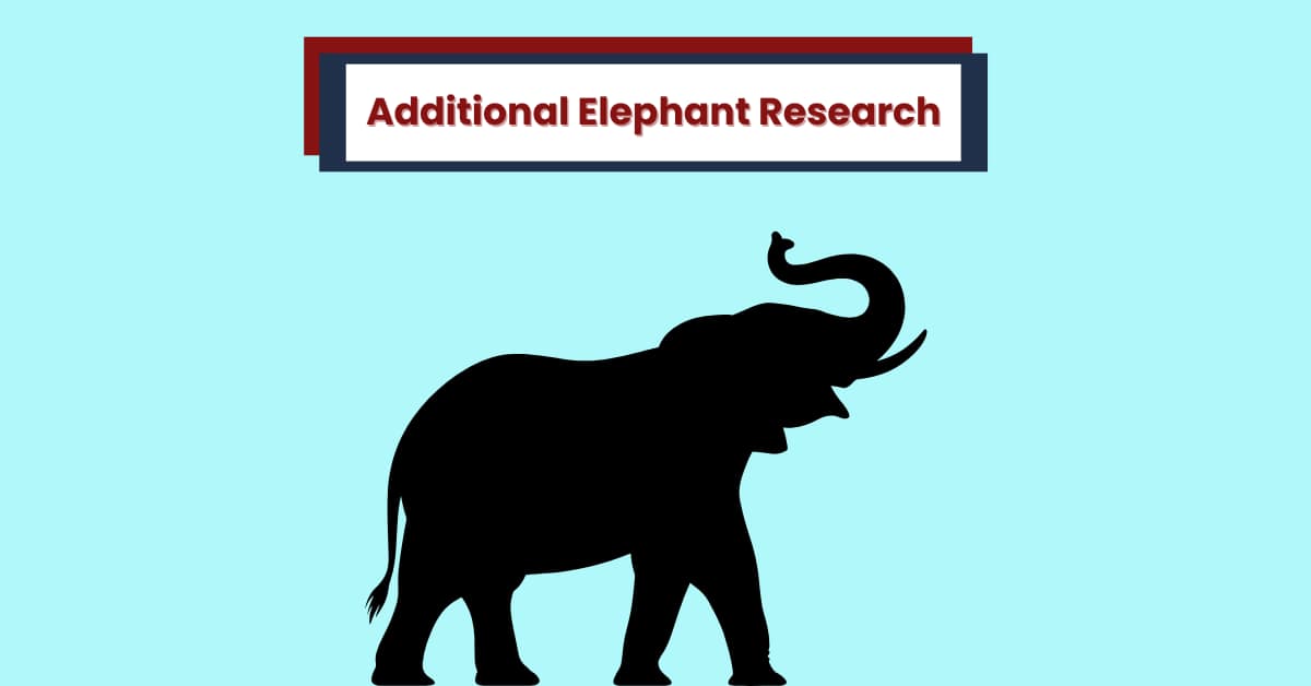 Additional Elephant Research and Sources for Elephant Mountain