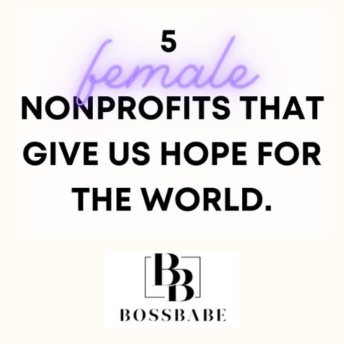 Headline "5 Female Nonprofits That Give Us Hope For The World" for BossBabe showcasing Debbie Ethell's The KOTA Foundation for Elephants.