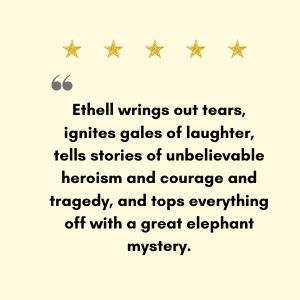 Quote from BookLife Prize 2020 praising the exemplary prose of The Will of Heaven by Debbie Ethell.